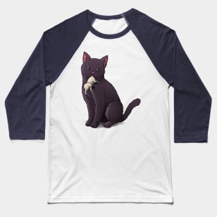 Giant Cat, Tiny Elephant by Tobe Fonseca Baseball T-Shirt